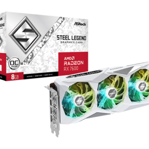 ASROCK RX 7600 8GB GDDR6 OC STEEL LEGEND 3FAN