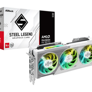 ASROCK STEEL LEGEND RX 9070 16GB GDDR6 OC WHITE