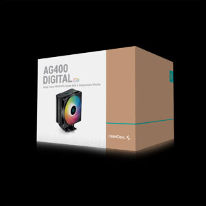 DEEPCOOL GAMMAXX AG400 DIGITAL BLACK ARGB CPU AIR COOLER