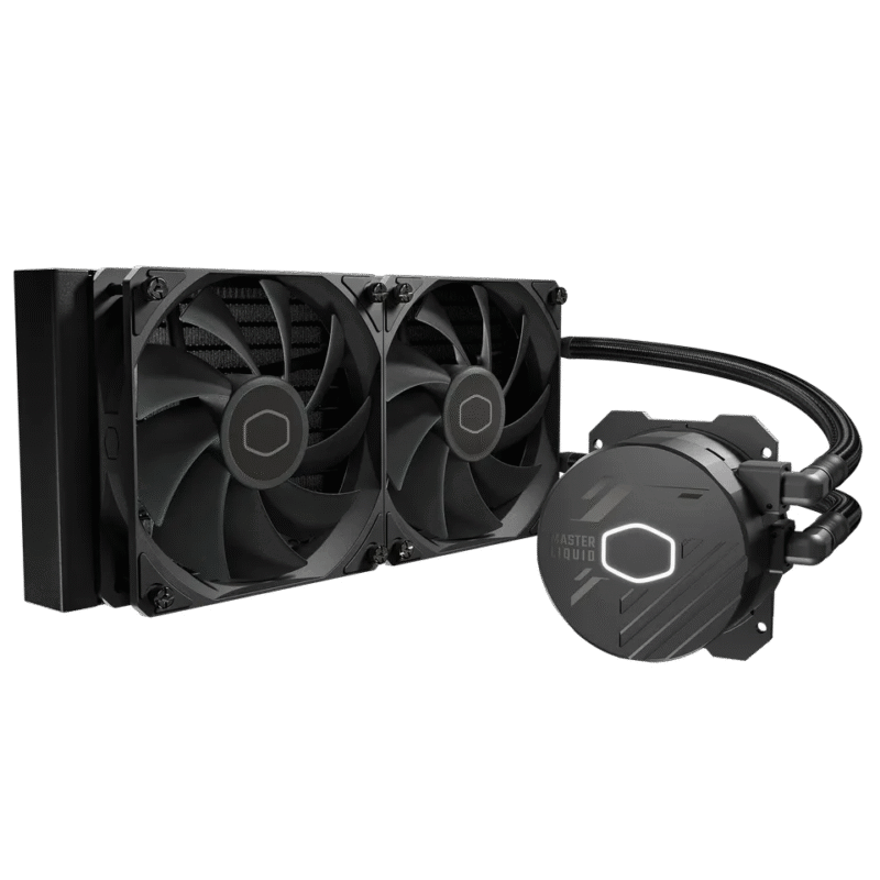 COOLER MASTER MASTERLIQUID ML240L CORE BLACK CPU LIQUID COOLER 1 COOLER MASTER MASTERLIQUID ML240L CORE BLACK CPU LIQUID COOLER 2