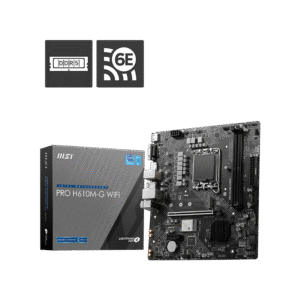 MSI PRO H610M-G WIFI DDR5 MOTHERBOARD