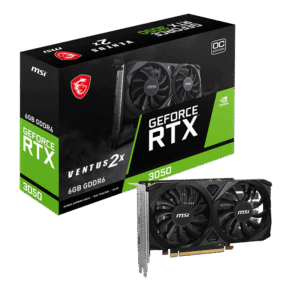 MSI RTX 3050 6GB GDDR6 VENTUS 2X E OC