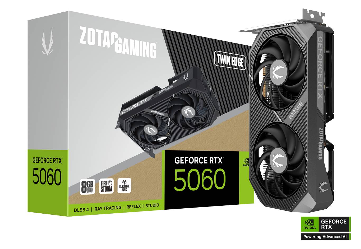 Zotac RTX 5060 8GB TWIN EDGE – Blackwell 8GB GDDR7 Dual‑Fan GPU