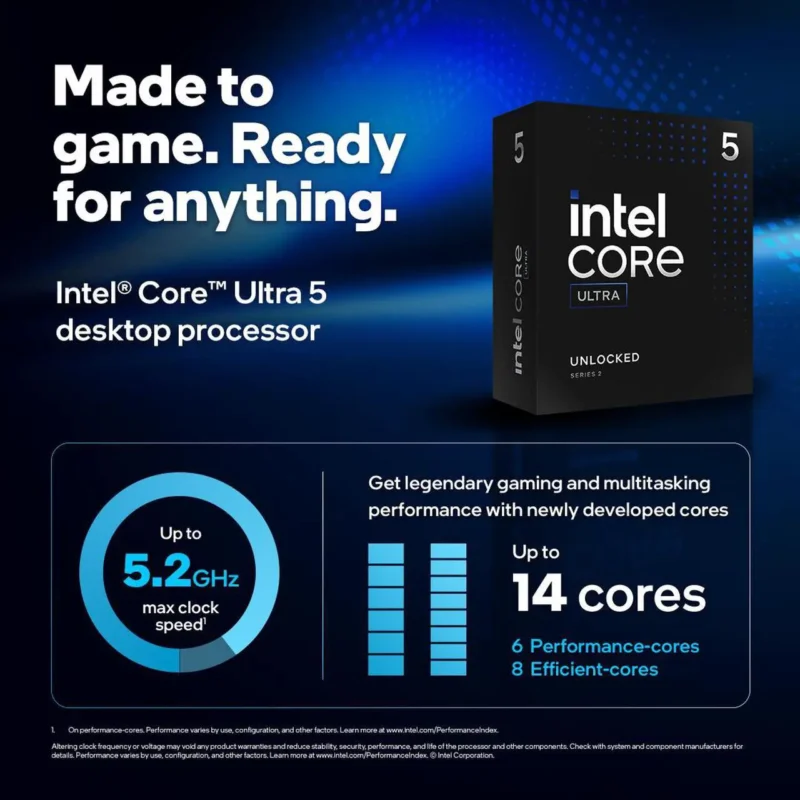 CPU INTEL CORE 5 ULTRA 245K SERIES 2 2