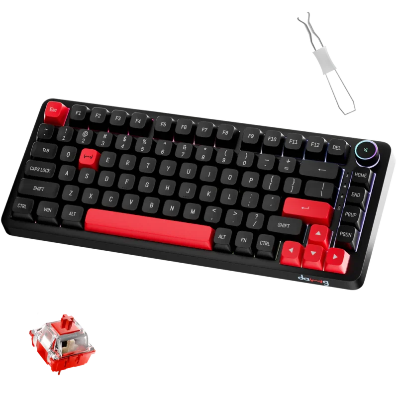 DAWG Highkey 718 Mechanical Wireless Bluetooth Multi-Device Gaming Keyboard – Premium RGB Performance 5 DAWG Highkey 718 Mechanical Wireless RGB Gaming Keyboard