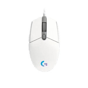 LOGITECH G203 LIGHTSYNC WIRED GAMING MOUSE WHITE