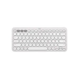 LOGITECH K380S PEBBLE KEYS 2 WIRELESS BLUETOOTH MULTI DEVICE KEYBOARD WHITE