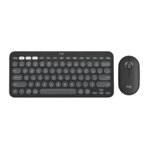 LOGITECH PEBBLE 2 WIRELESS BLUETOOTH MULTI MEDIA KEYBOARD AND MOUSE COMBO GRAPHITE