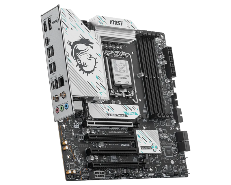 MSI B860M GAMING PLUS WIFI MOTHERBOARD 2 MSI B860M GAMING PLUS WIFI MOTHERBOARD 3