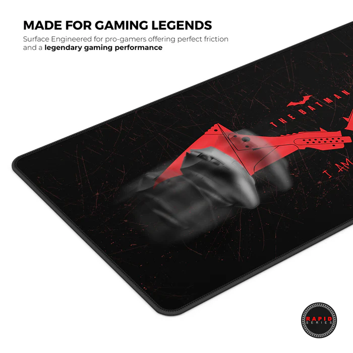 Cybeart Batman Edition Mousepad 900×400 mm Rapid Series Micro‑Woven Waterproof Mousepad 2 Cybeart Batman Edition Mousepad