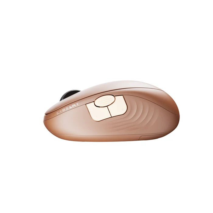 Cybeart Pocket Wireless Ergonomic Mocha Mousse Mouse