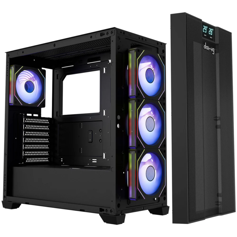 DAWG X678 Black ARGB ATX Mid Tower Cabinet