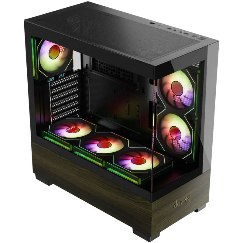 DAWG Y738 Black ARGB ATX Mid Tower Cabinet