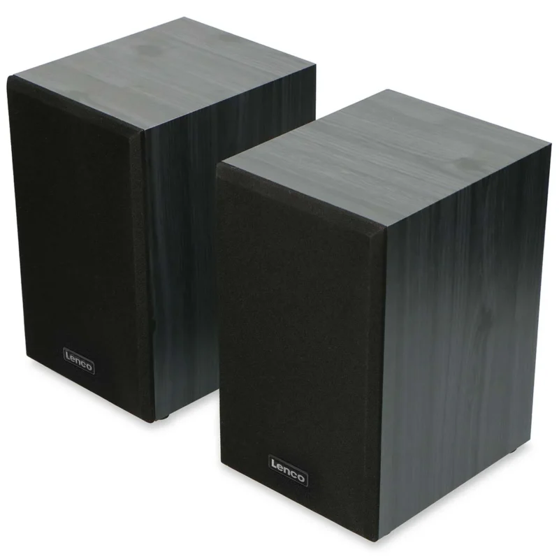 Lenco LS-300BK Bluetooth record player with elegant black finish for premium vinyl music playback