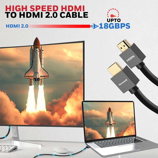 Honeywell HDMI 5 Mtr with Ethernet 2.0 Compliant Slim