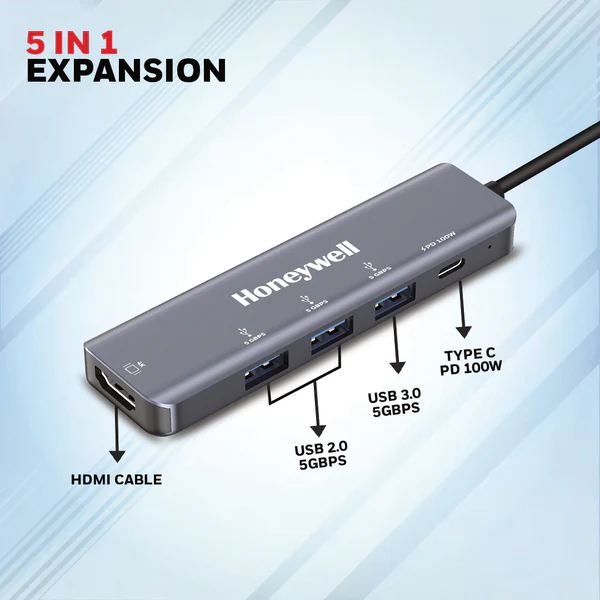 Honeywell Type C Docking Station 5-in-1