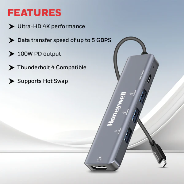Honeywell Type C Docking Station 5-in-1