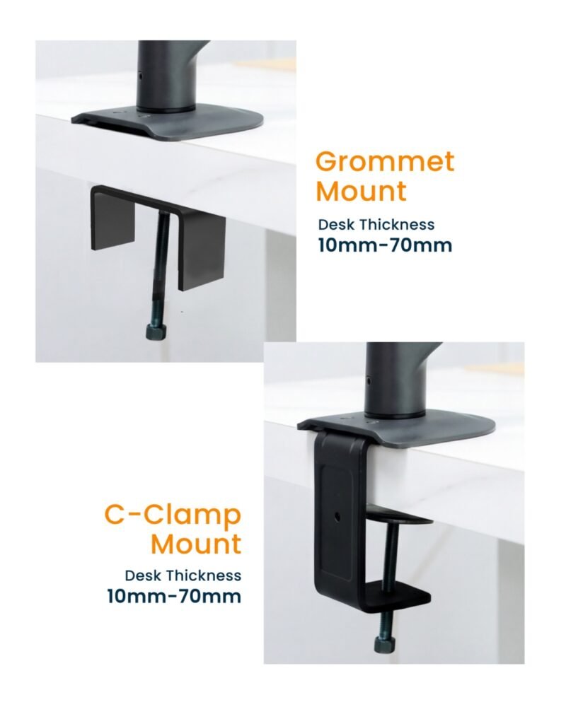INDALIO Gas Spring Single Monitor Arm