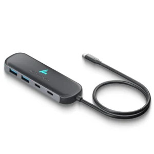 WOZOYO Type C to 2 Port Type C & 2 Port USB 3.2 Hub