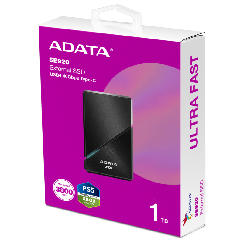1TB ADATA SE920 TYPE-C PORTABLE SSD