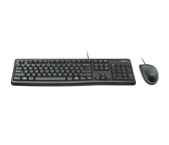 Logitech MK120 USB Keyboard and Mouse Combo | Full-Size, Durable, Plug-and-Play Office Set 1 Logitech MK120 USB Keyboard and Mouse Combo