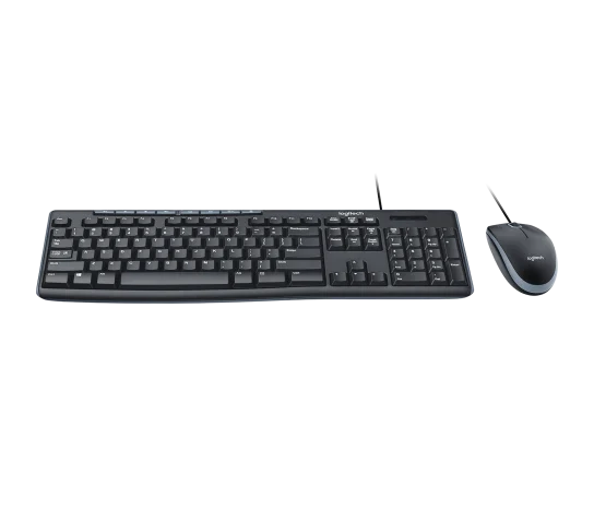 Logitech MK200 USB Keyboard and Mouse Combo | Media Keys, Full-Size, Durable Office Set 1 Logitech MK200 USB Keyboard and Mouse Combo