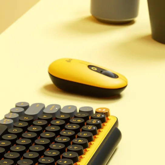 Logitech POP Wireless Mouse Blast Yellow