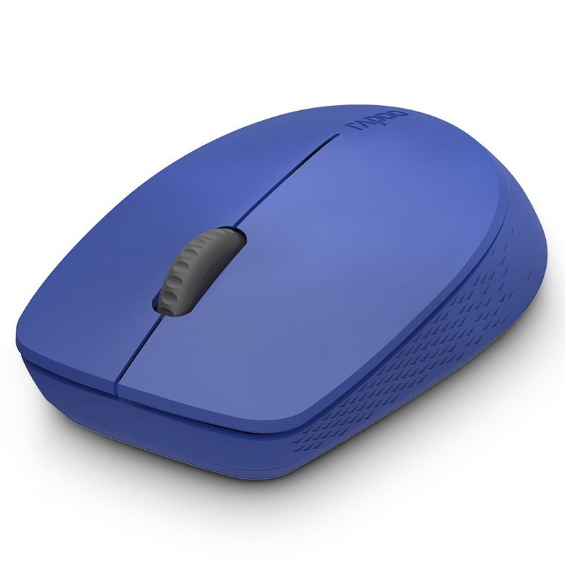 Rapoo M100 Silent Wireless Mouse Blue | Ultra-Quiet, Multi-Mode, 1300 DPI, Bluetooth 3.0/4.0/2.4 GHz, 9 Months Battery 1 Rapoo M100 Silent Wireless Mouse Blue