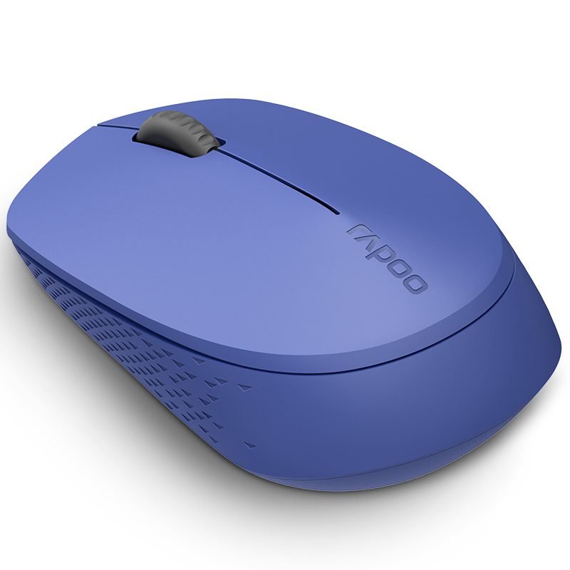Rapoo M100 Silent Wireless Mouse Blue | Ultra-Quiet, Multi-Mode, 1300 DPI, Bluetooth 3.0/4.0/2.4 GHz, 9 Months Battery 2 Rapoo M100 Silent Wireless Mouse Blue