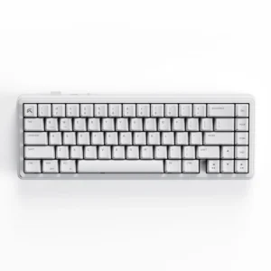 Cybeart Akula 65 Compact Tri-Mode WIRELESS Gaming Keyboard WHITE